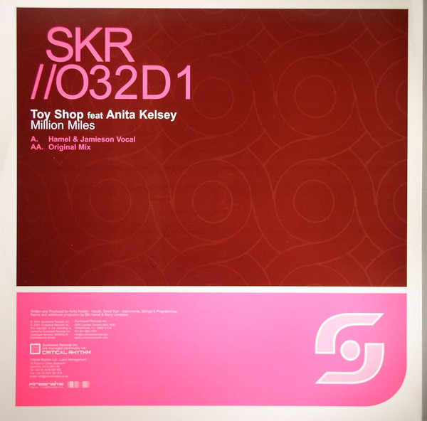 Toy Shop Feat. Anita Kelsey - Million Miles | Sunkissed Records (SKR032-d1) - 2
