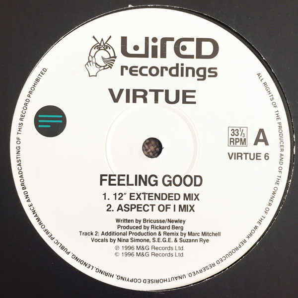 Virtue - Feeling Good | Wired Recordings (VIRTUE 6) - main