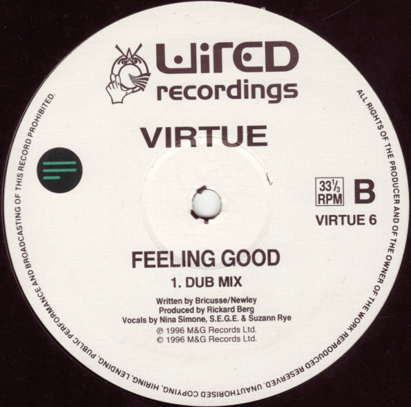 Virtue - Feeling Good | Wired Recordings (VIRTUE 6) - 2