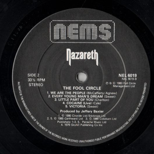 Nazareth - The Fool Circle | NEMS (NEL 6019) - 4