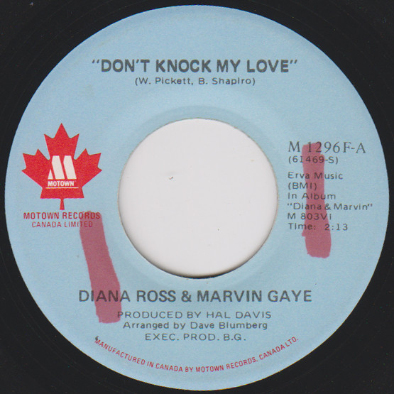 Diana Ross & Marvin Gaye - Don't Knock My Love / Just Say Just Say | Motown (M 1296F) - main Diana Ross & Marvin Gaye - Don't Knock My Love / Just Say Just Say | Motown (M 1296F) - main