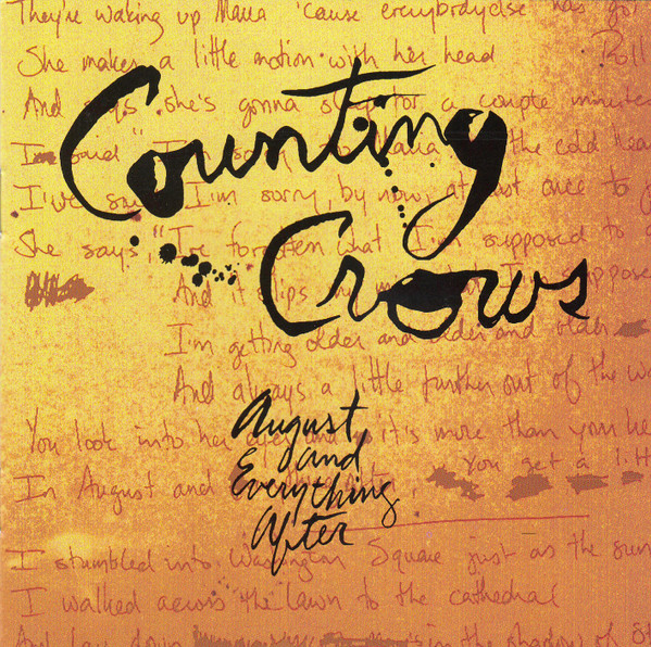 Counting Crows - August And Everything After | Geffen Records (CGEFD 24528)