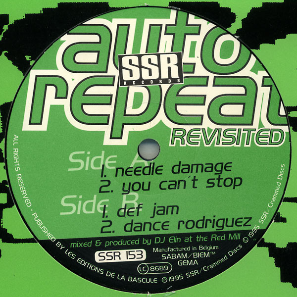 Auto Repeat - Revisited | SSR Records (SSR 153) - 3