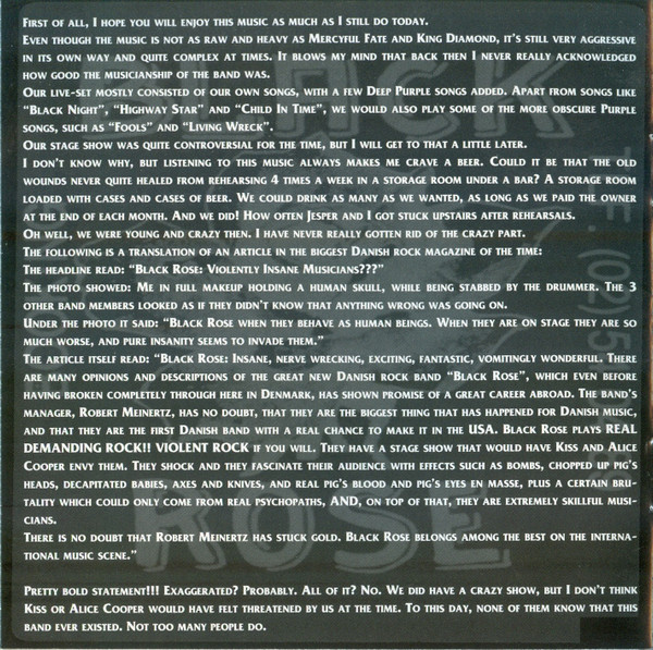 King Diamond And Black Rose - 20 Years Ago - A Night Of Rehearsal CD | Metal Blade Records (3984-14359-2) - 2