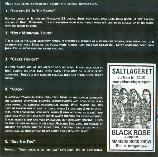 King Diamond And Black Rose - 20 Years Ago - A Night Of Rehearsal CD | Metal Blade Records (3984-14359-2) - 4