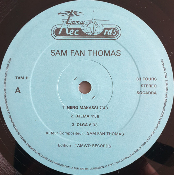 Sam Fan Thomas - Sam Fan Thomas | Tamwo Records (TAM 11) - 3