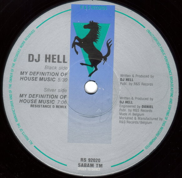 Hell - My Definition Of House Music | R & S Records (RS 92020) - 3