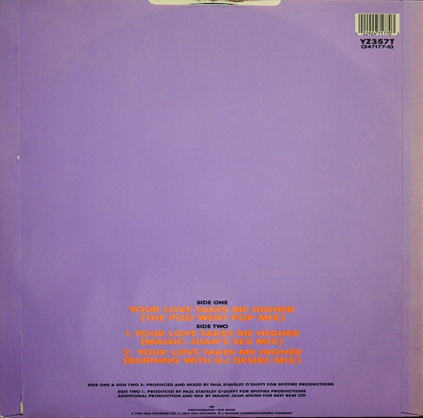 The Beloved - Your Love Takes Me Higher | WEA (YZ357T) - 2 The Beloved - Your Love Takes Me Higher | WEA (YZ357T) - 2