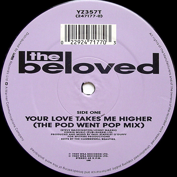 The Beloved - Your Love Takes Me Higher | WEA (YZ357T) - 3 The Beloved - Your Love Takes Me Higher | WEA (YZ357T) - 3