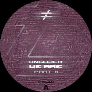 Various - unGleich We Are Part II | unGleich (unGleich 12) - 2