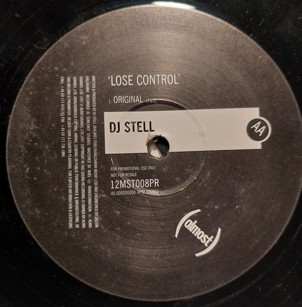 DJ Stell - Lose Control | Almost Records (12MST008PR) - main DJ Stell - Lose Control | Almost Records (12MST008PR) - main