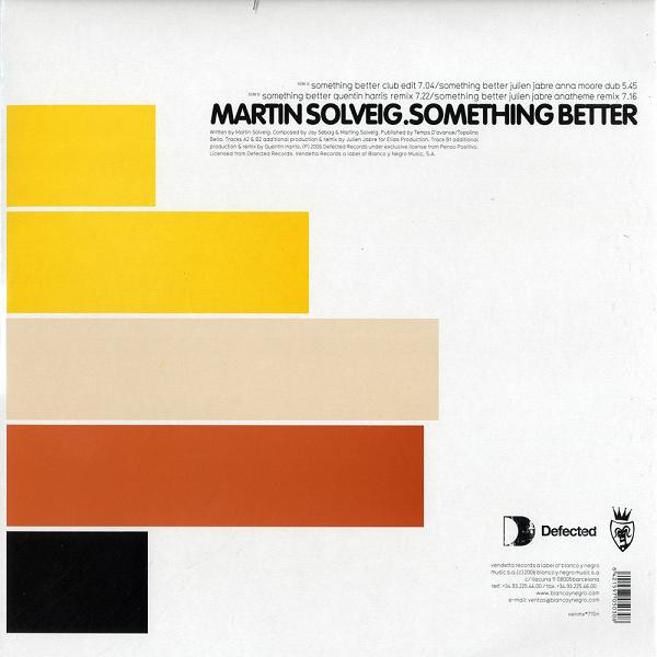 Martin Solveig - Something Better | Vendetta Records (VENMX 770 N)