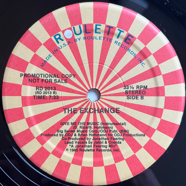 The Exchange - Give Me The Music | Roulette (RD 2013)