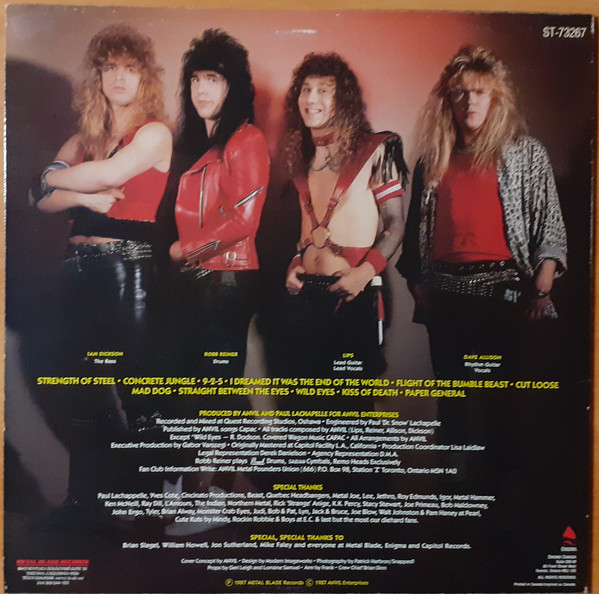 Anvil - Strength Of Steel [Vinyl] | Enigma Canada (ST-73267) - 2