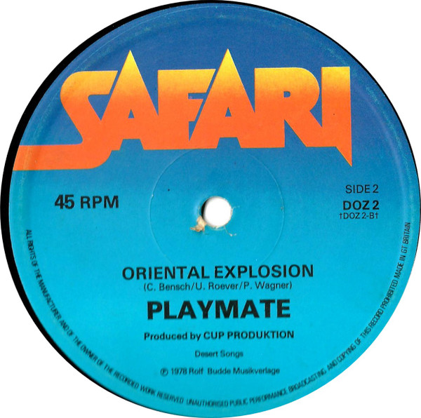 Playmate - Love Dance / Oriental Explosion | Safari Records (DOZ 2)