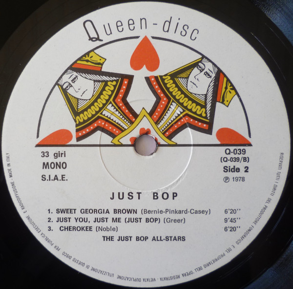 Various - Just Bop | Queen-disc (Q-039) - 3