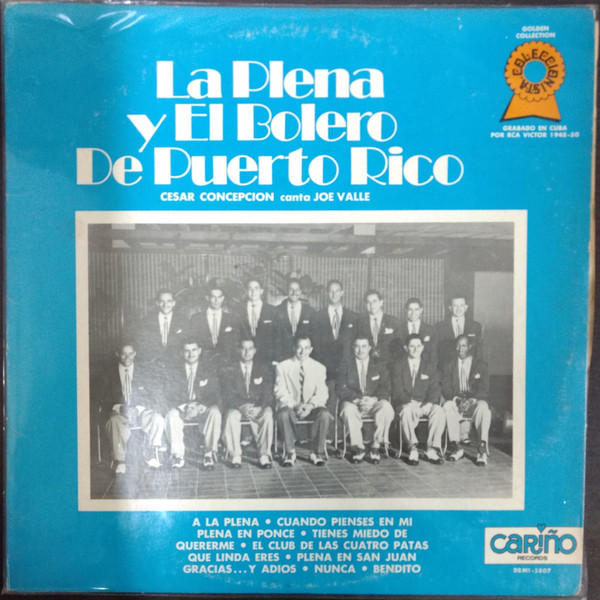 Cesar Concepcion - La Plena Y El Bolero De Puerto Rico | Cariño (DBM1-5807) - main Cesar Concepcion - La Plena Y El Bolero De Puerto Rico | Cariño (DBM1-5807) - main