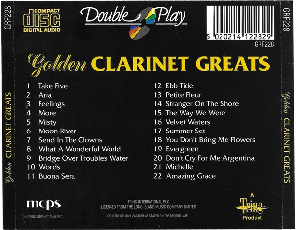 Unknown Artist - Golden Clarinet Greats | Double Play (GRF228) - 2 Unknown Artist - Golden Clarinet Greats | Double Play (GRF228) - 2