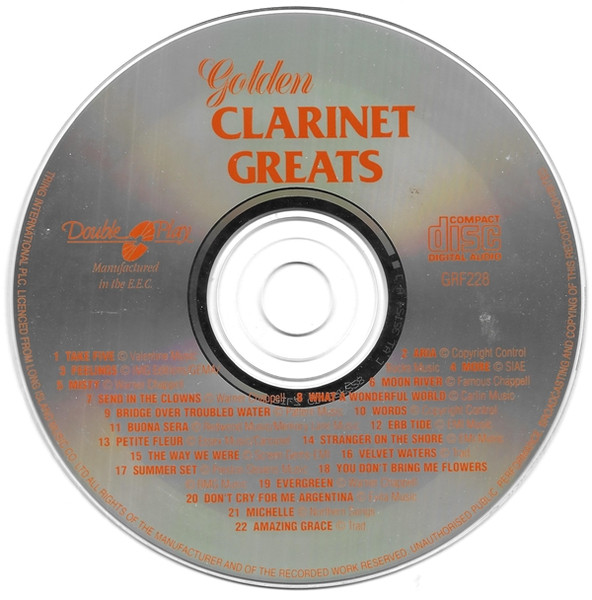 Unknown Artist - Golden Clarinet Greats | Double Play (GRF228) - 3 Unknown Artist - Golden Clarinet Greats | Double Play (GRF228) - 3