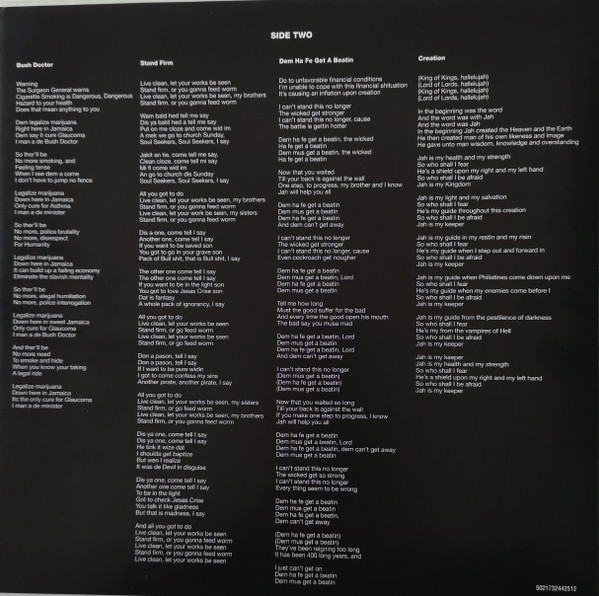 Peter Tosh - Bush Doctor | Parlophone (5021732442512) - 4