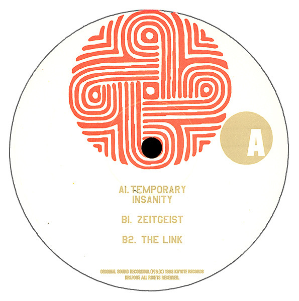 Menis - Temporary Insanity | Koyote Records (KRLP005)