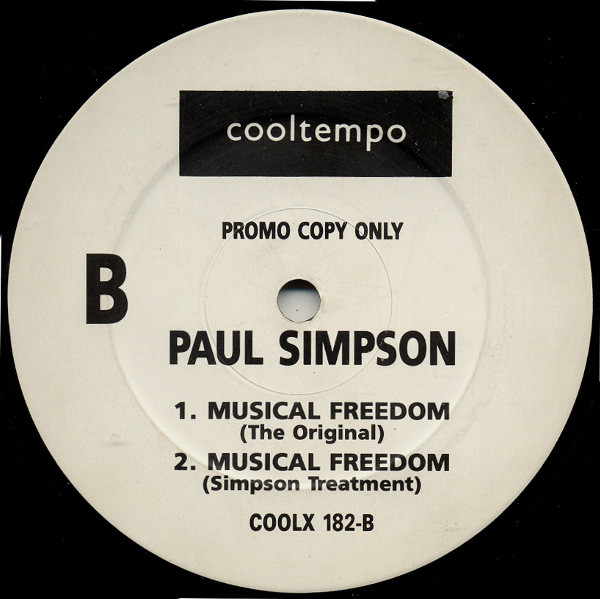 Paul Simpson Featuring Adeva & Introducing Carmen Marie - Musical Freedom (Free At Last) | Cooltempo (COOLX 182) - 2 Paul Simpson Featuring Adeva & Introducing Carmen Marie - Musical Freedom (Free At Last) | Cooltempo (COOLX 182) - 2