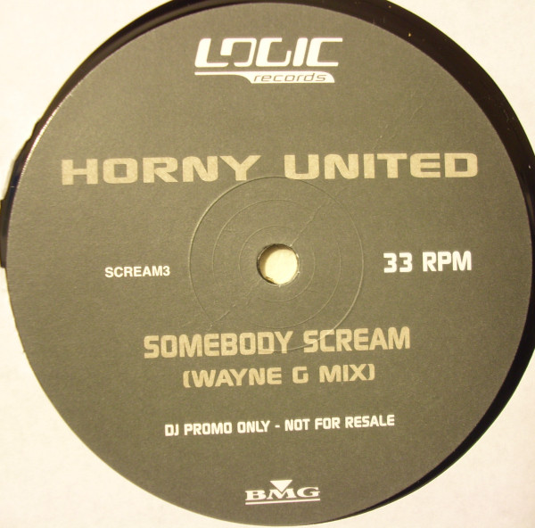 Horny United - Somebody Scream | Logic Records (SCREAM 3) - 3