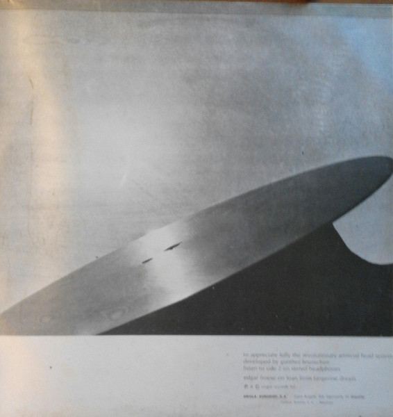 Edgar Froese - Aqua | Virgin (88861-I) - 3