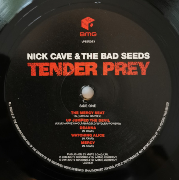 Nick Cave And The Bad Seeds - Tender Prey | Mute (LPSEEDS5) - 3