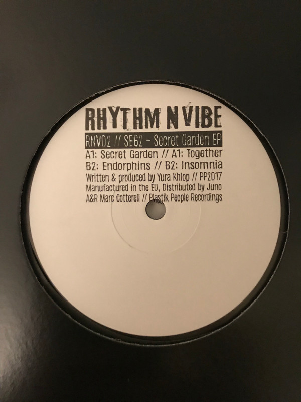 SE62 - Secret Garden EP | Rhythm N Vibe (RNV02)