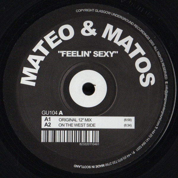 Mateo & Matos - Feelin' Sexy | Glasgow Underground (GU104)