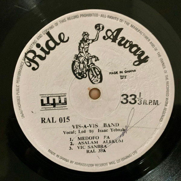 Vis A Vis - The Best Of Vis-A-Vis In Congo Style | Ride Away (RAL 015) - 3