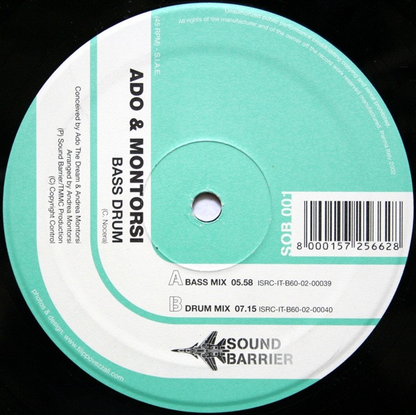 Ado & Montorsi - Bass Drum | Sound Barrier (SOB 001) - 2
