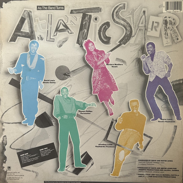 Atlantic Starr - As The Band Turns | A&M Records (SP-5019) - 2