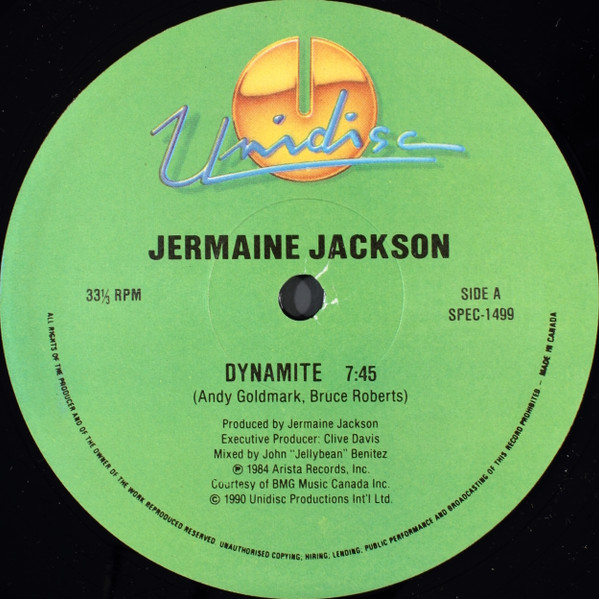 Jermaine Jackson - Dynamite / Let Me Tickle Your Fancy | Unidisc (SPEC-1499)