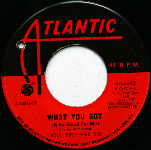 Soul Brothers Six - Drive | Atlantic (45-2645) - 2