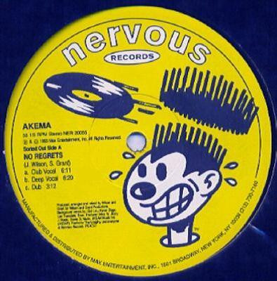 Akema - No Regrets | Nervous Records (NER 20055)