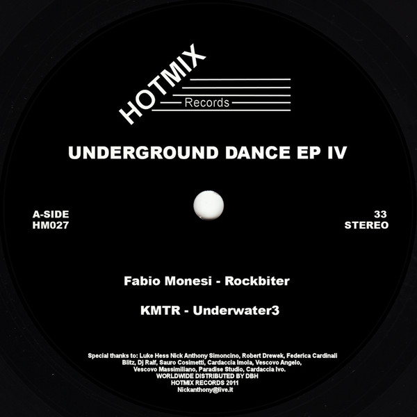 Various - Underground Dance EP IV | HotMix Records (HM027)