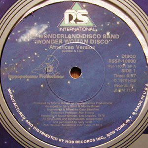 The Wonderland Disco Band - Wonder Woman Disco | RS International (RSSP 10000)