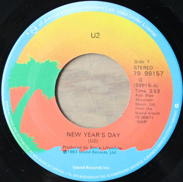 U2 - New Year's Day | Island Records (79 99157)