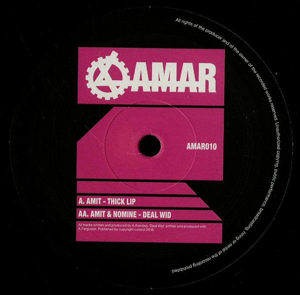 Amit / Nomine - Thick Lip | Amar (AMAR010) Amit / Nomine - Thick Lip | Amar (AMAR010)