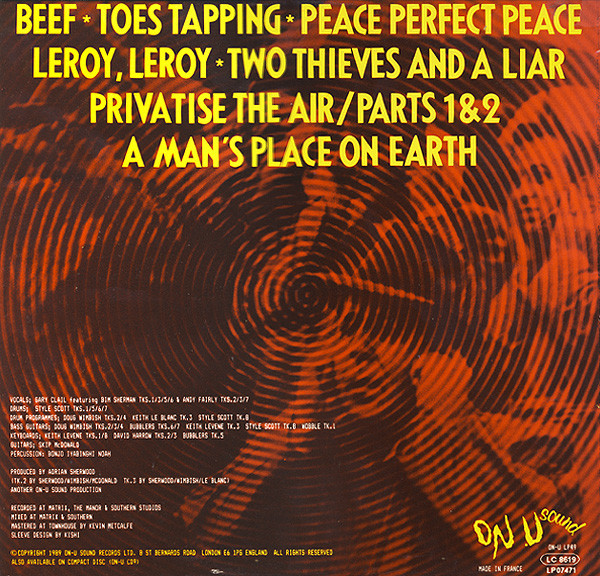 Gary Clail & On-U Sound System - End Of The Century Party | On-U Sound (ON-U LP49) - 2