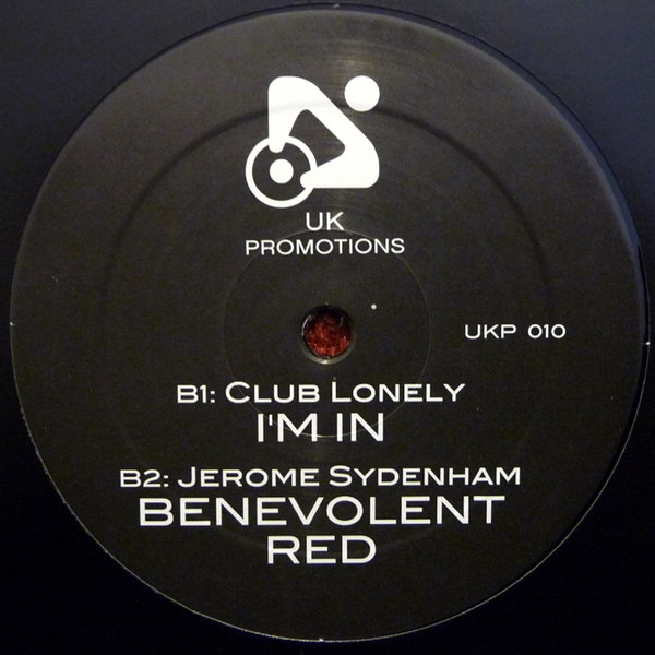 Iroko / Jerome Sydenham / Club Lonely - Feel It / I'm In / Benevolent Red | UK Promotions (UKP 010)