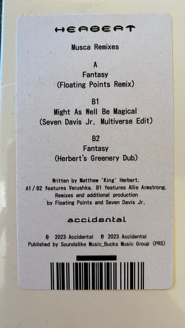 Matthew Herbert - Musca Remixes | Accidental (AC194) - 2