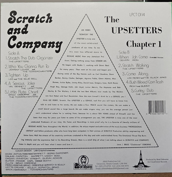Various - Scratch And Company - Chapter 1 The Upsetters | Clocktower Records Inc. (LPCT 0114) - 2