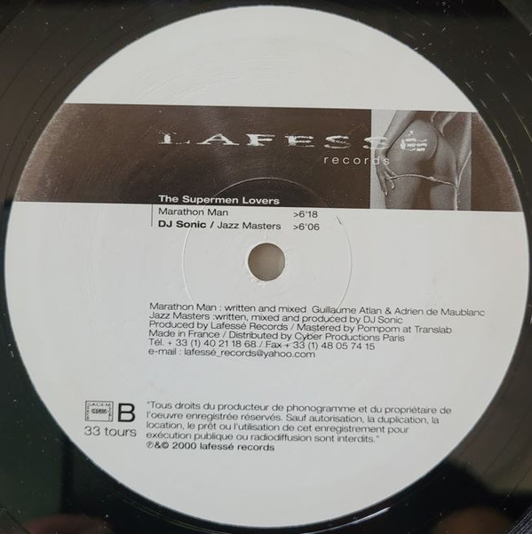 The Supermen Lovers / DJ Sonic - Starlight | Lafessé Records (LAFESSE007) - 4 The Supermen Lovers / DJ Sonic - Starlight | Lafessé Records (LAFESSE007) - 4