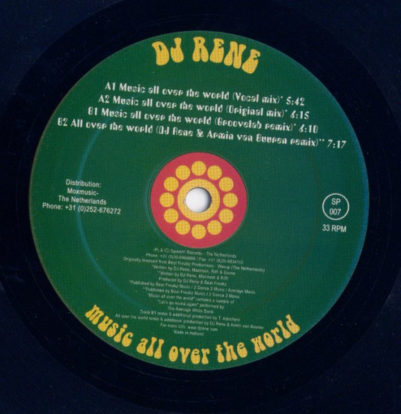 DJ Rene - Music All Over The World | Spinnin' Records (SP 007) - 2