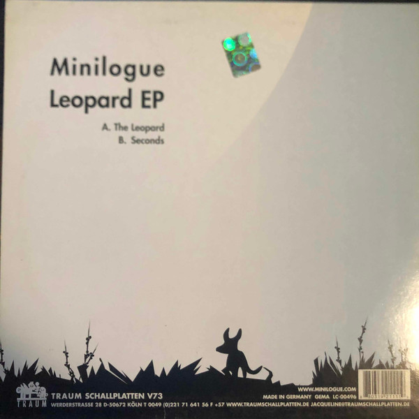 Minilogue - The Leopard EP | Traum Schallplatten (TRAUM V73) - 2