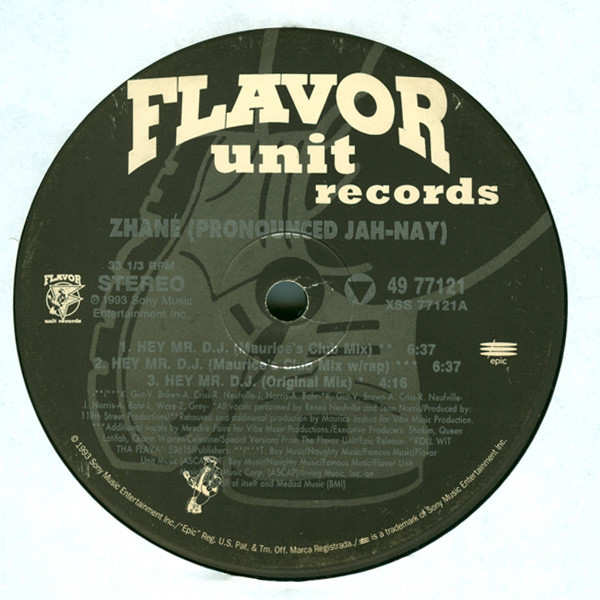Zhané - Hey Mr. D.J. | Flavor Unit Records (49 77121) - 3