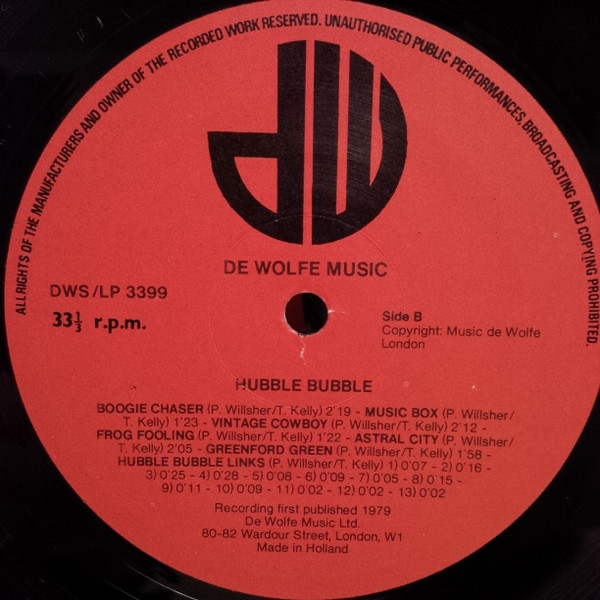 Kelly's Eye - Hubble Bubble | Music De Wolfe (DWS/LP 3399) - 4